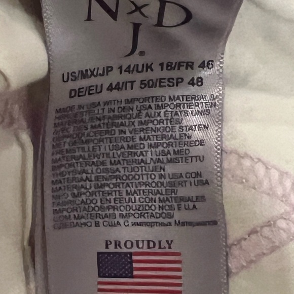 NYDJ Clarissa Ankle Jeans Clay Khaki Tan Mid Rise Stretch Size 14. Inseam 27". - Picture 4 of 6